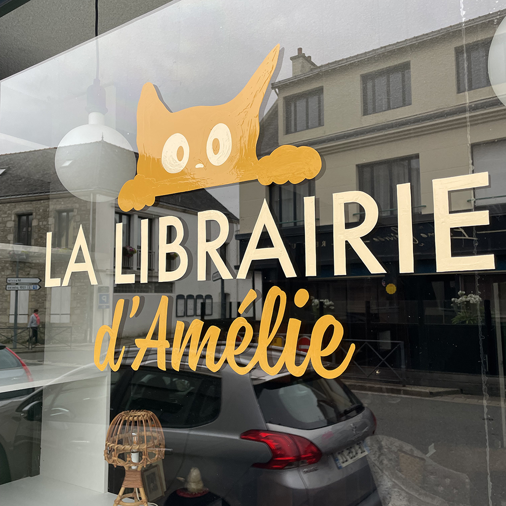 Amélie 9 peinture lettres enseigne lorient bretagne