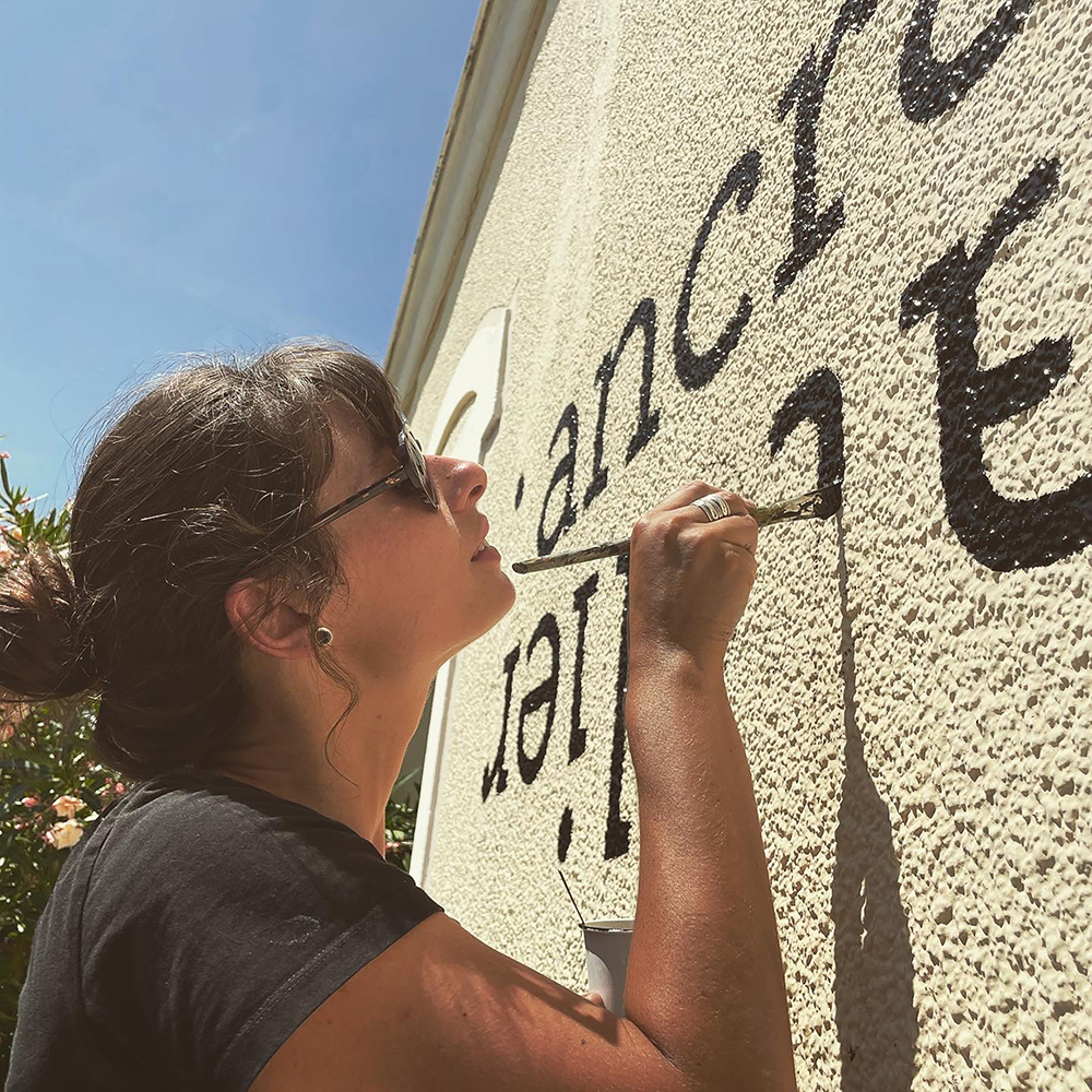 Ancrage 4 peinture lettres enseigne lorient bretagne