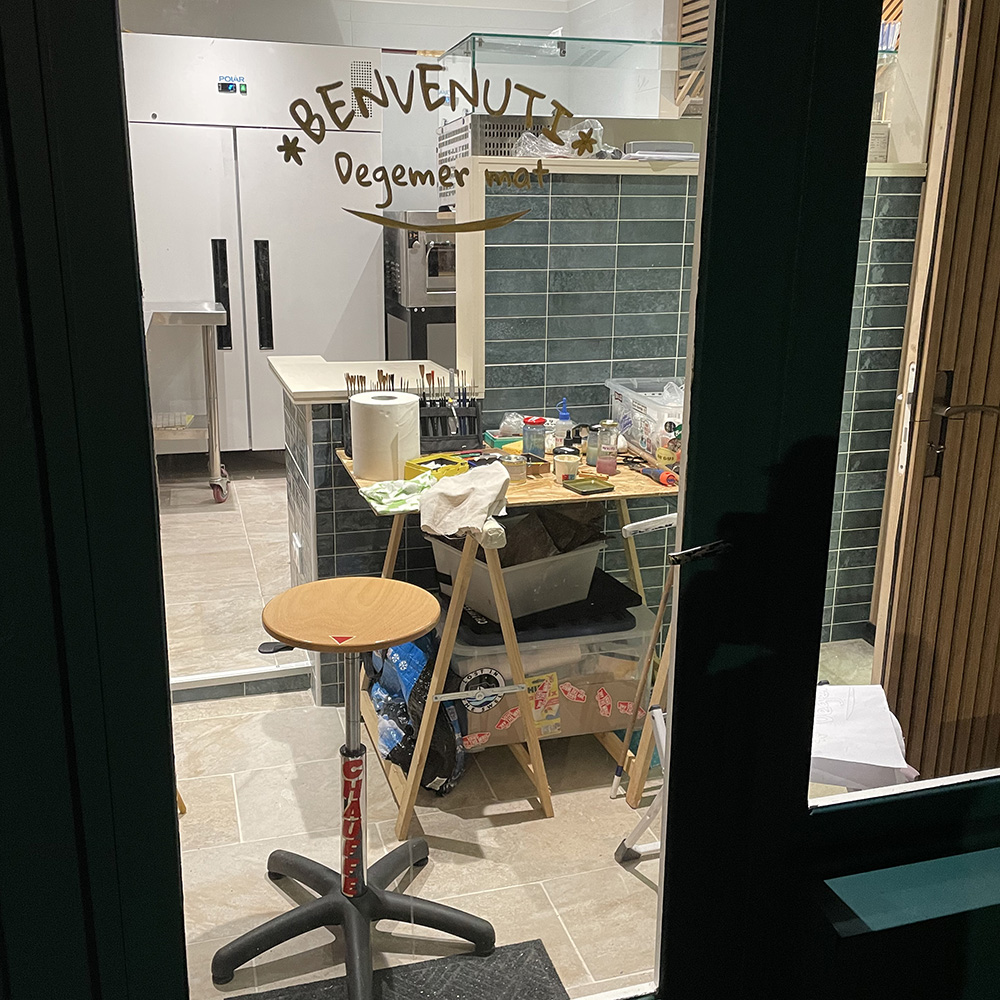 Casa Marga 12 peinture lettres enseigne lorient bretagne