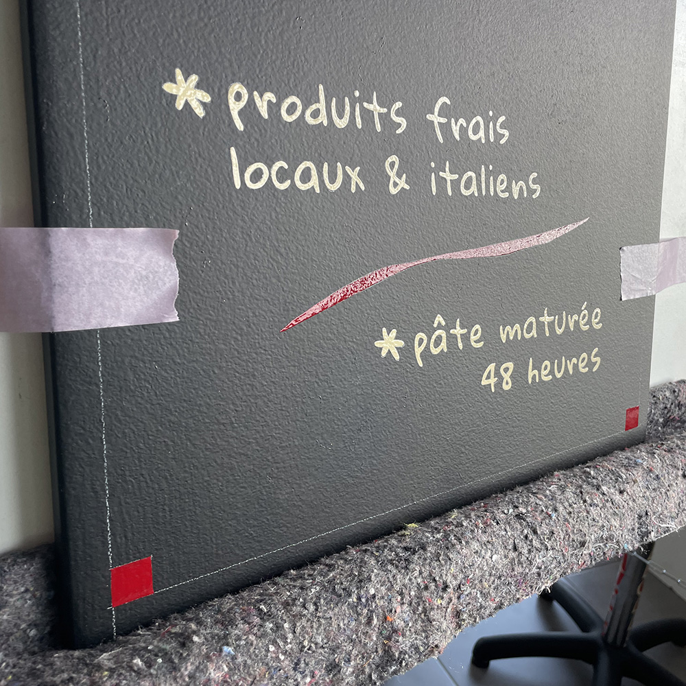 Casa Marga 13 peinture lettres enseigne lorient bretagne