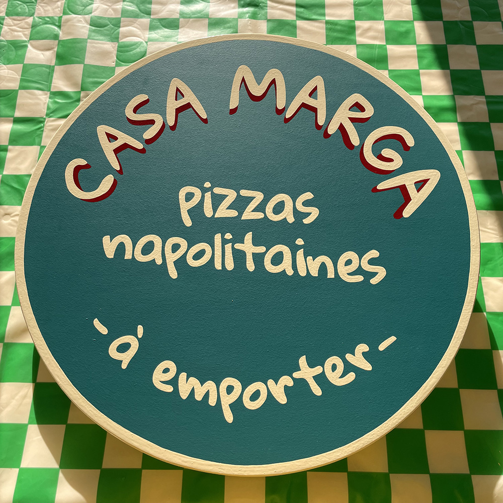 Casa Marga 7 peinture lettres enseigne lorient bretagne