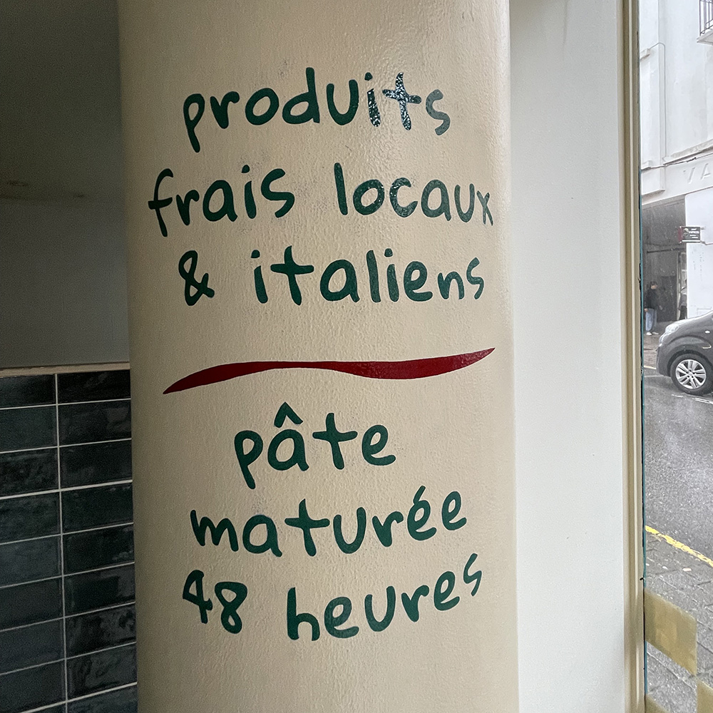 Casa Marga 9 peinture lettres enseigne lorient bretagne