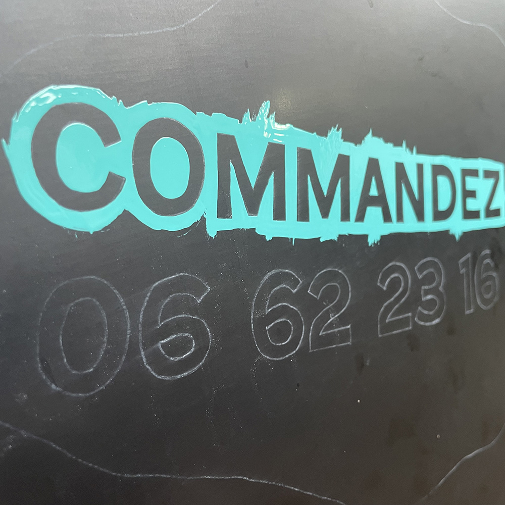 Coquillages 10 peinture lettres enseigne lorient bretagne