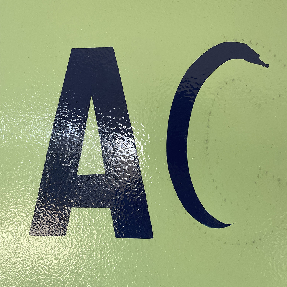 Cotonard 4 peinture lettres enseigne lorient bretagne