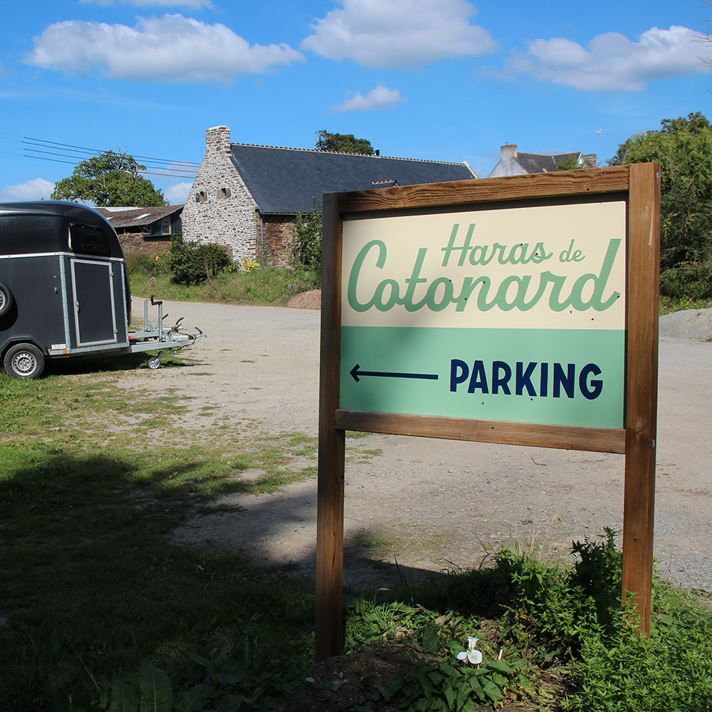 Cotonard 9 peinture lettres enseigne lorient