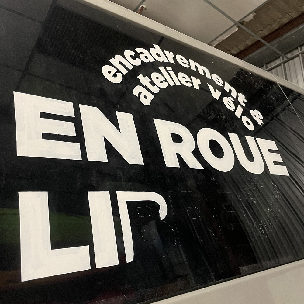 ERL 3 peinture lettres enseigne lorient bretagne