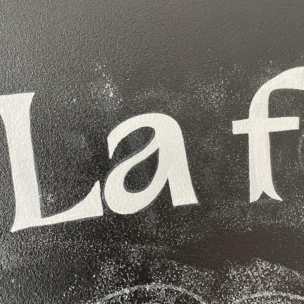 Ferme Mille Loches 4 peinture lettres enseigne lorient bretagne