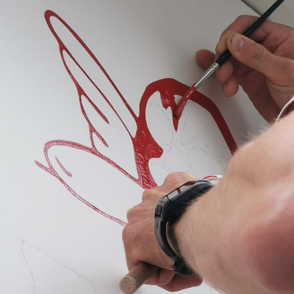 La Lucha 1 peinture lettres enseigne lorient bretagne