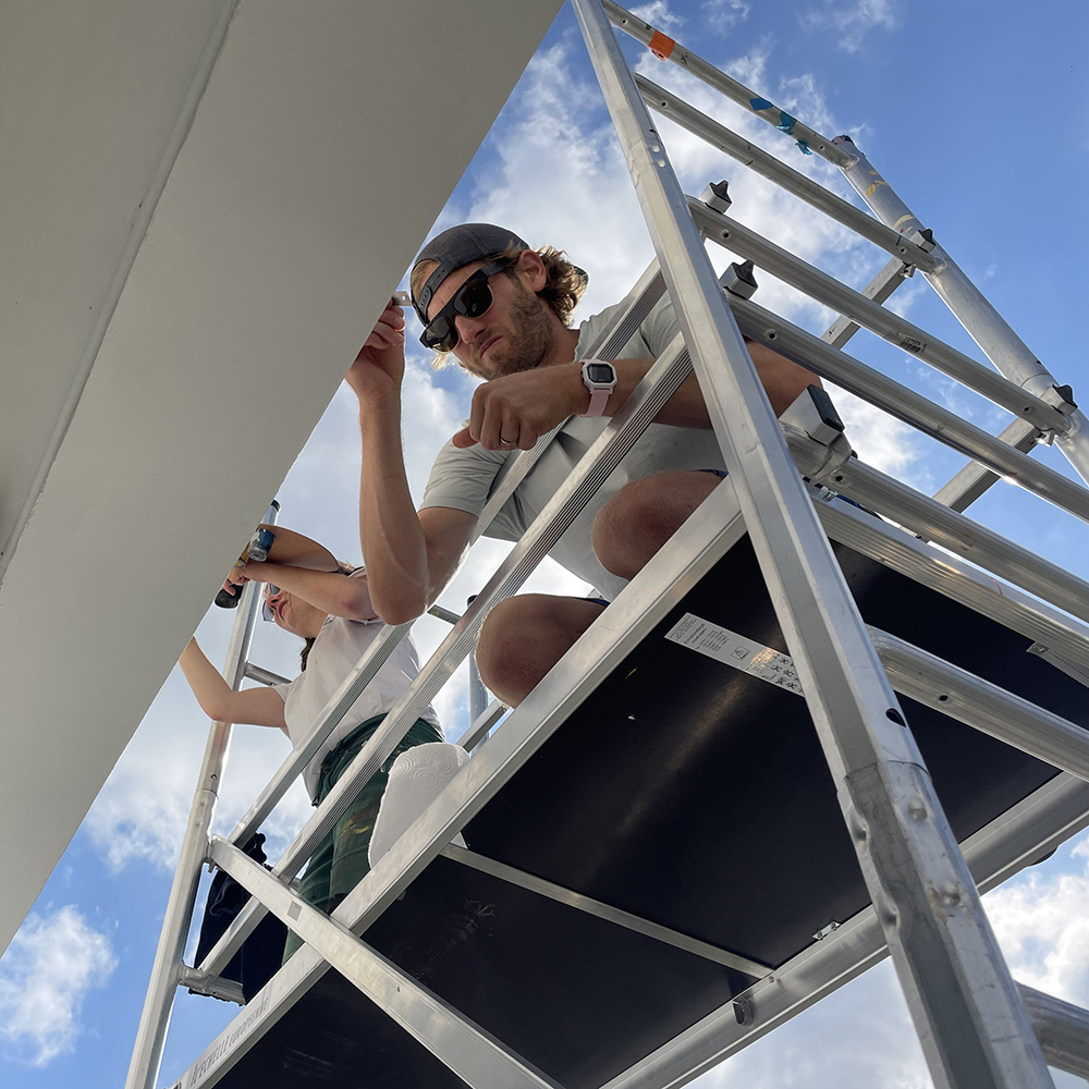 Le Strapontin 2 peinture lettres enseigne lorient bretagne