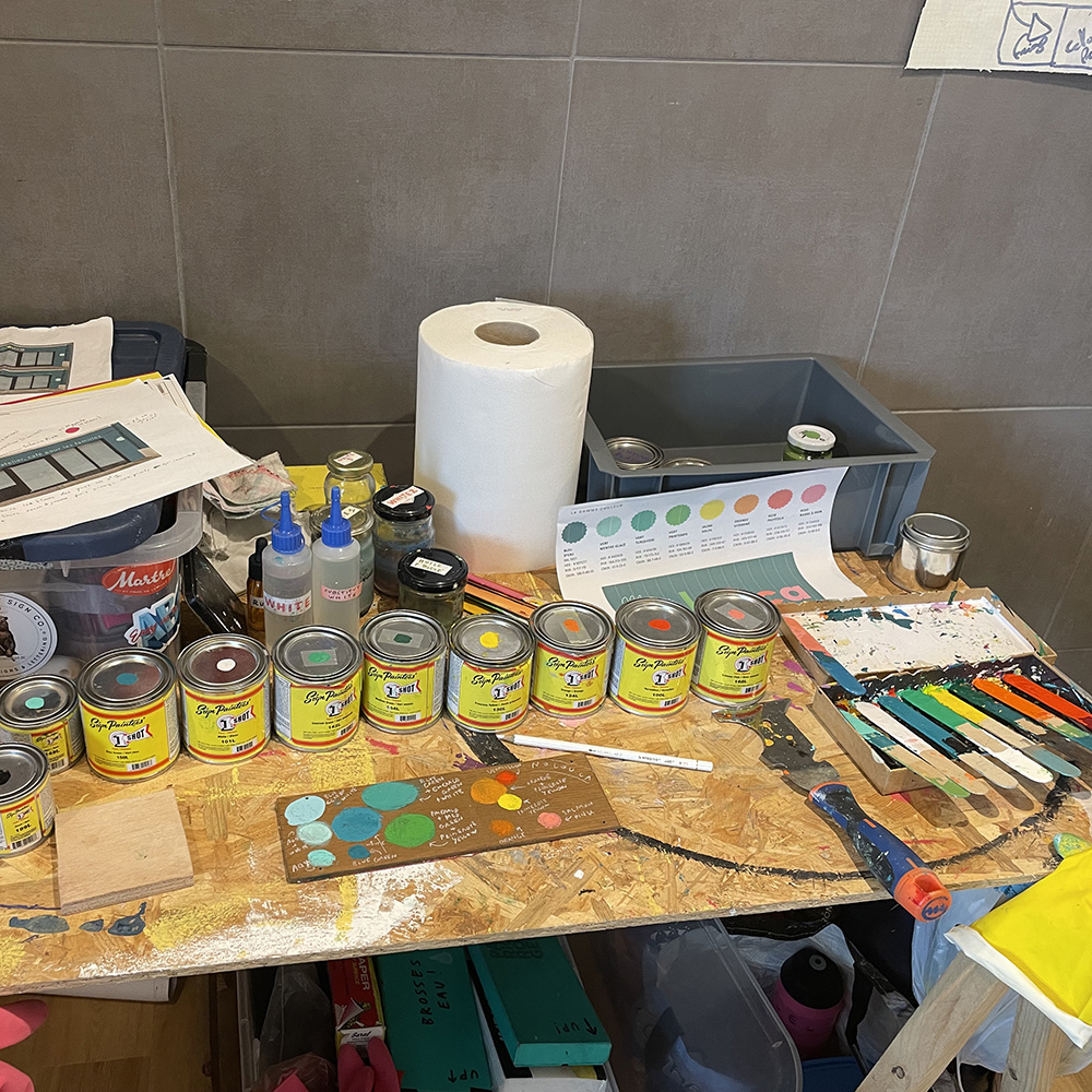 Nolouca 12 peinture lettres enseigne lorient bretagne