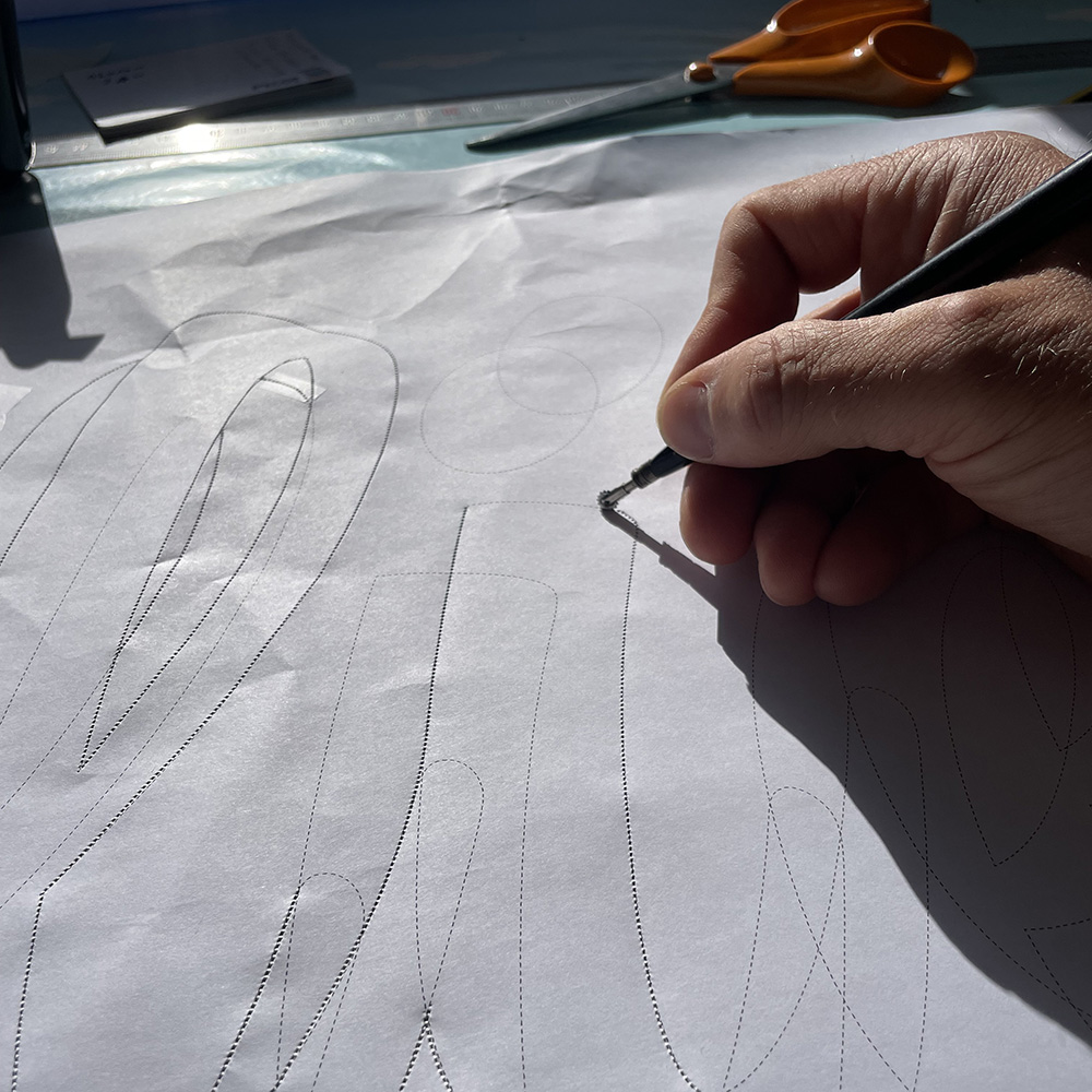 Poncif  peinture lettres lorient bretagne