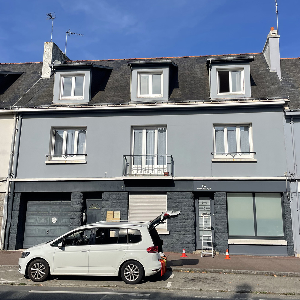 Psy Belgique 5 peinture lettres enseigne lorient bretagne