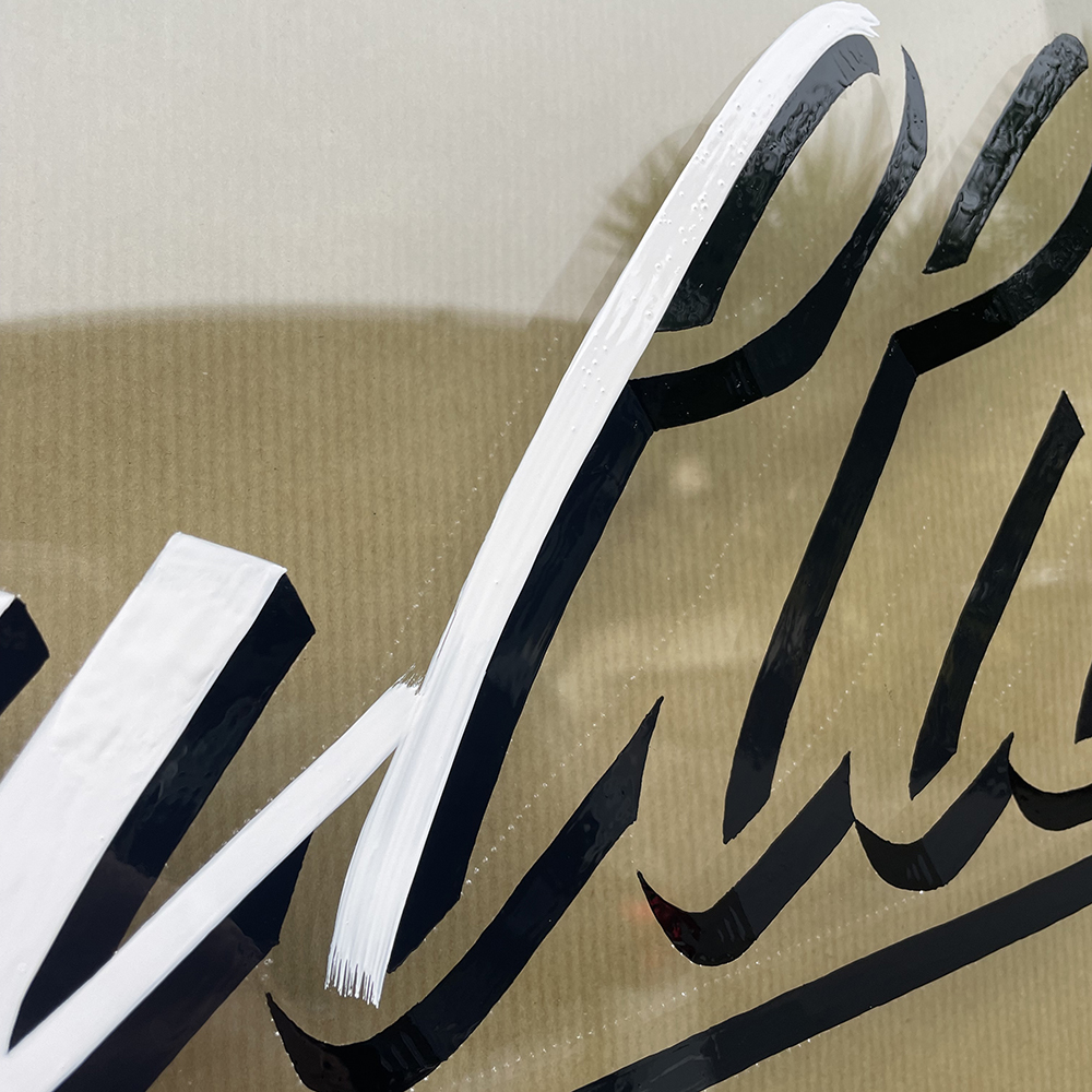 Strullu 7 peinture lettres enseigne lorient bretagne